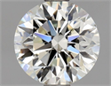 Natural Diamond 1.00 Carats, Round with Excellent Cut, J Color, VVS2 Clarity and Certified by GIA