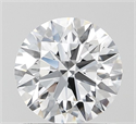 Lab Grown Diamond 1.00 Carats, Round with Ideal Cut, D Color, VVS2 Clarity and Certified by IGI
