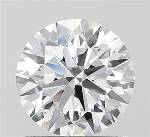 Picture of Lab Grown Diamond 1.00 Carats, Round with Ideal Cut, D Color, VVS2 Clarity and Certified by IGI