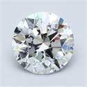 Diamante Natural 1.50 quilates, Redondo , Color F, claridad SI1 y certificado GIA