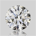 Natural Diamond 0.70 Carats, Round with Excellent Cut, K Color, SI2 Clarity and Certified by GIA