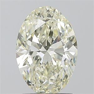 Foto Diamante Natural 1.50 quilates, Ovalado , Color L, claridad SI2 y certificado GIA de