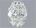 Natural Diamond 0.60 Carats, Oval with  Cut, H Color, VS1 Clarity and Certified by GIA