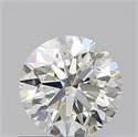 Natural Diamond 0.70 Carats, Round with Very Good Cut, J Color, VVS1 Clarity and Certified by GIA