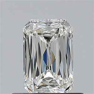 Picture of Natural Diamond 0.59 Carats, Radiant with  Cut, H Color, VVS1 Clarity and Certified by GIA
