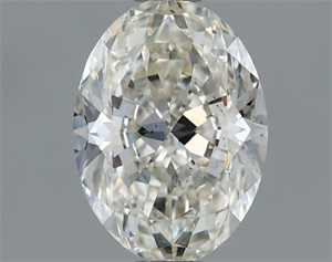 Picture of Natural Diamond 0.90 Carats, Oval with  Cut, I Color, VS2 Clarity and Certified by IGI