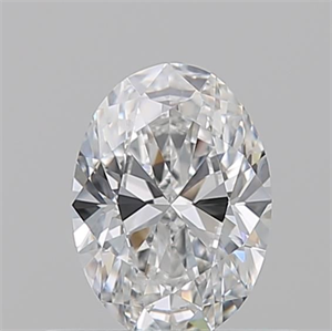 Picture of Natural Diamond 0.50 Carats, Oval with  Cut, E Color, IF Clarity and Certified by GIA