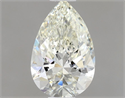 Natural Diamond 0.56 Carats, Pear with  Cut, K Color, SI1 Clarity and Certified by GIA