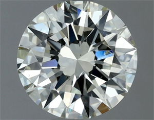 Picture of Natural Diamond 0.70 Carats, Round with Excellent Cut, L Color, SI1 Clarity and Certified by IGI