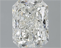 Natural Diamond 1.51 Carats, Radiant with  Cut, I Color, SI1 Clarity and Certified by GIA