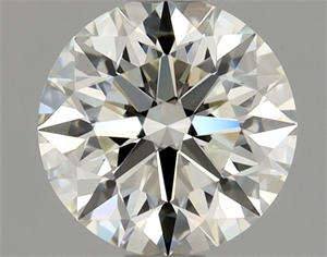 Picture of Natural Diamond 0.83 Carats, Round with Excellent Cut, K Color, VS1 Clarity and Certified by GIA