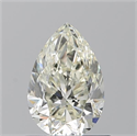 Natural Diamond 0.91 Carats, Pear with  Cut, L Color, VVS2 Clarity and Certified by GIA