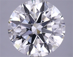 Picture of Lab Grown Diamond 3.58 Carats, Round with Excellent Cut, G Color, VS2 Clarity and Certified by GIA