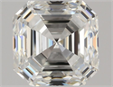 Natural Diamond 0.50 Carats, Asscher with  Cut, H Color, IF Clarity and Certified by GIA