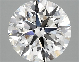 Picture of Lab Grown Diamond 3.07 Carats, Round with Excellent Cut, E Color, VVS2 Clarity and Certified by IGI