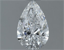 Natural Diamond 0.70 Carats, Pear with  Cut, E Color, SI1 Clarity and Certified by GIA