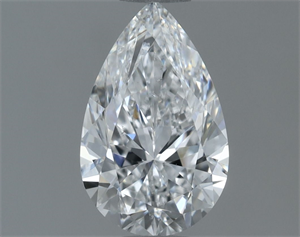 Picture of Natural Diamond 0.70 Carats, Pear with  Cut, E Color, SI1 Clarity and Certified by GIA