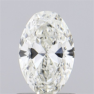 Picture of Natural Diamond 0.62 Carats, Oval with  Cut, I Color, VVS1 Clarity and Certified by GIA