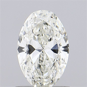 Picture of Natural Diamond 0.62 Carats, Oval with  Cut, I Color, VVS1 Clarity and Certified by GIA