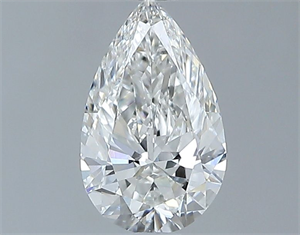 Picture of Natural Diamond 0.52 Carats, Pear with  Cut, F Color, VVS2 Clarity and Certified by GIA