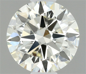 Picture of Natural Diamond 0.40 Carats, Round with Excellent Cut, J Color, VVS1 Clarity and Certified by IGI