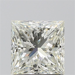 Picture of Natural Diamond 1.20 Carats, Princess with  Cut, L Color, SI1 Clarity and Certified by GIA
