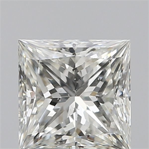 Foto Diamante Natural 0.90 quilates, Princesa , Color I, claridad SI2 y certificado GIA de