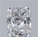 Natural Diamond 0.90 Carats, Radiant with  Cut, D Color, VS1 Clarity and Certified by GIA