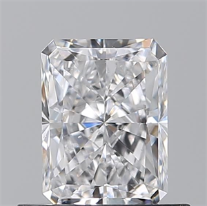 Picture of Natural Diamond 0.70 Carats, Radiant with  Cut, D Color, VS2 Clarity and Certified by GIA