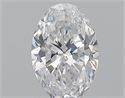 Natural Diamond 0.51 Carats, Oval with  Cut, D Color, SI1 Clarity and Certified by GIA