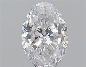 Picture of Natural Diamond 0.51 Carats, Oval with  Cut, D Color, SI1 Clarity and Certified by GIA