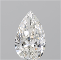 Natural Diamond 0.90 Carats, Pear with  Cut, H Color, VS2 Clarity and Certified by GIA