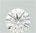 Lab Grown Diamond 1.09 Carats, Round with Ideal Cut, D Color, VVS1 Clarity and Certified by IGI