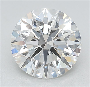Picture of Lab Grown Diamond 3.22 Carats, Round with Ideal Cut, E Color, VVS2 Clarity and Certified by IGI