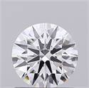 Lab Grown Diamond 0.73 Carats, Round with Ideal Cut, D Color, VS1 Clarity and Certified by IGI