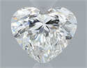 Natural Diamond 0.45 Carats, Heart with  Cut, G Color, VS1 Clarity and Certified by GIA
