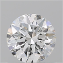 Natural Diamond 0.72 Carats, Round with Excellent Cut, F Color, IF Clarity and Certified by GIA
