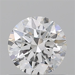 Picture of Natural Diamond 0.72 Carats, Round with Excellent Cut, F Color, IF Clarity and Certified by GIA