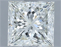 Diamante Natural 1.72 quilates, Princesa , Color J, claridad VS2 y certificado IGI