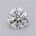Lab Grown Diamond 1.05 Carats, Round with Ideal Cut, F Color, VVS2 Clarity and Certified by IGI