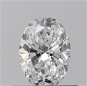 Natural Diamond 0.51 Carats, Oval with  Cut, E Color, VVS1 Clarity and Certified by GIA