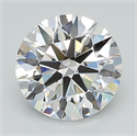 Lab Grown Diamond 1.72 Carats, Round with Excellent Cut, D Color, VS1 Clarity and Certified by GIA