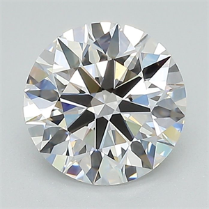 Picture of Lab Grown Diamond 1.72 Carats, Round with Excellent Cut, D Color, VS1 Clarity and Certified by GIA