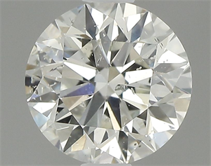 Picture of Natural Diamond 0.70 Carats, Round with Very Good Cut, I Color, SI1 Clarity and Certified by HRD