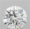 Lab Grown Diamond 1.33 Carats, Round with Ideal Cut, D Color, VS1 Clarity and Certified by IGI