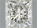 Natural Diamond 1.51 Carats, Princess with  Cut, I Color, VS2 Clarity and Certified by GIA