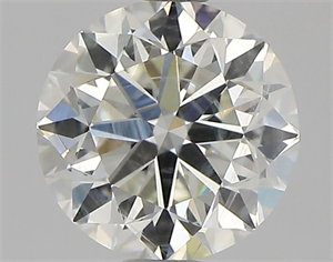 Picture of Natural Diamond 0.90 Carats, Round with Very Good Cut, J Color, I1 Clarity and Certified by GIA