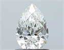 Diamante Natural 0.70 quilates, De pera , Color H, claridad IF y certificado GIA