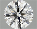 Del inventario de diamantes de laboratorio, 2.33 quilates, Redondo , Color E, claridad VVS2 y certificado IGI