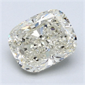 Natural Diamond 2.01 Carats, Cushion with  Cut, L Color, I1 Clarity and Certified by GIA
